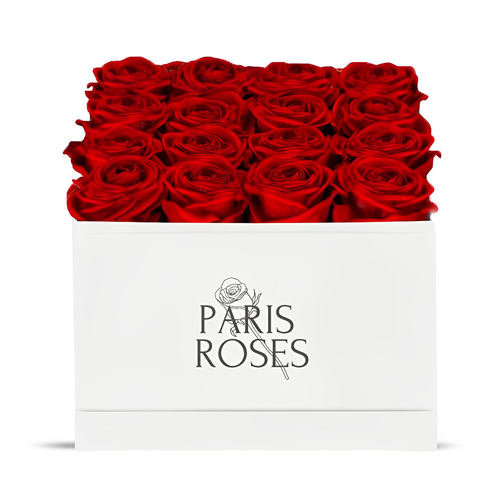 Grande boîte de 16 roses